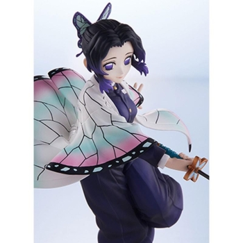 Sehr schöne Statue von Shinobu Kocho aus Demon Slayer: Kimetsu no Yaiba. Diese Figur aus Aniplex' Conofig-Reihe ist sehr detailliert, ca 15 cm groß und wird inkl. Base in einer bedruckten Fensterbox geliefert. Ein tolles Sammlerstück für Demon Slayer Kime